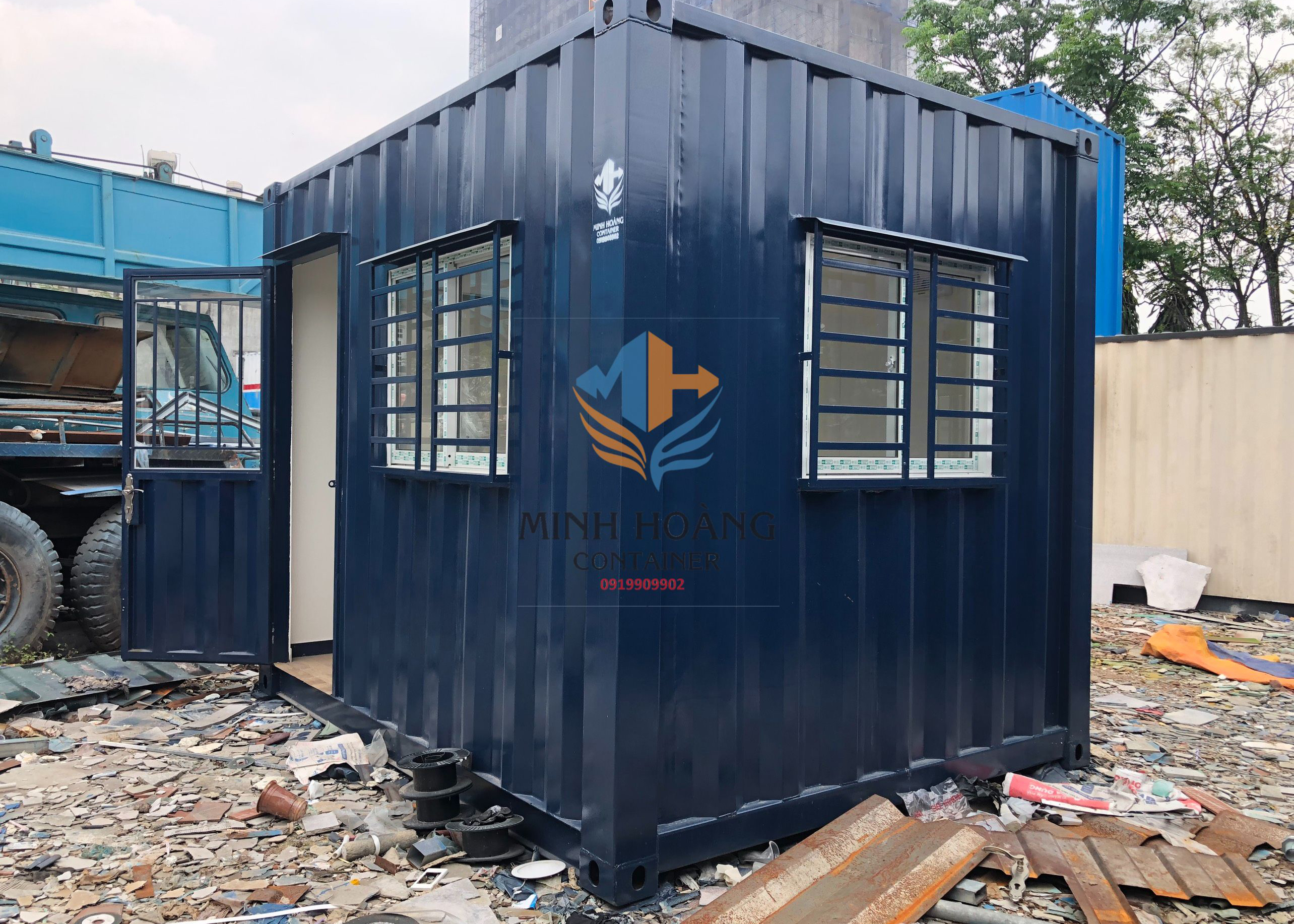 Dự Án Container Văn Phòng 10Feet Có Máy Lạnh