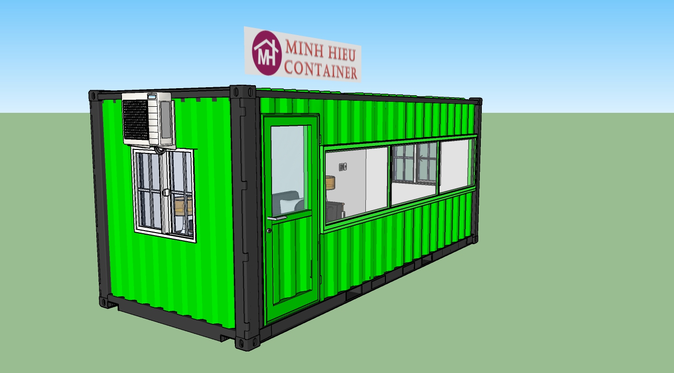 Mẫu thiết kế container 20 feet vsip
