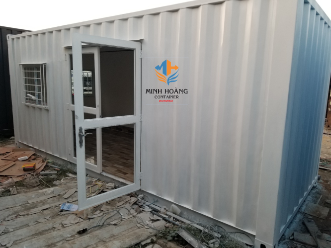 Container văn phòng 20 feet xám có toilet