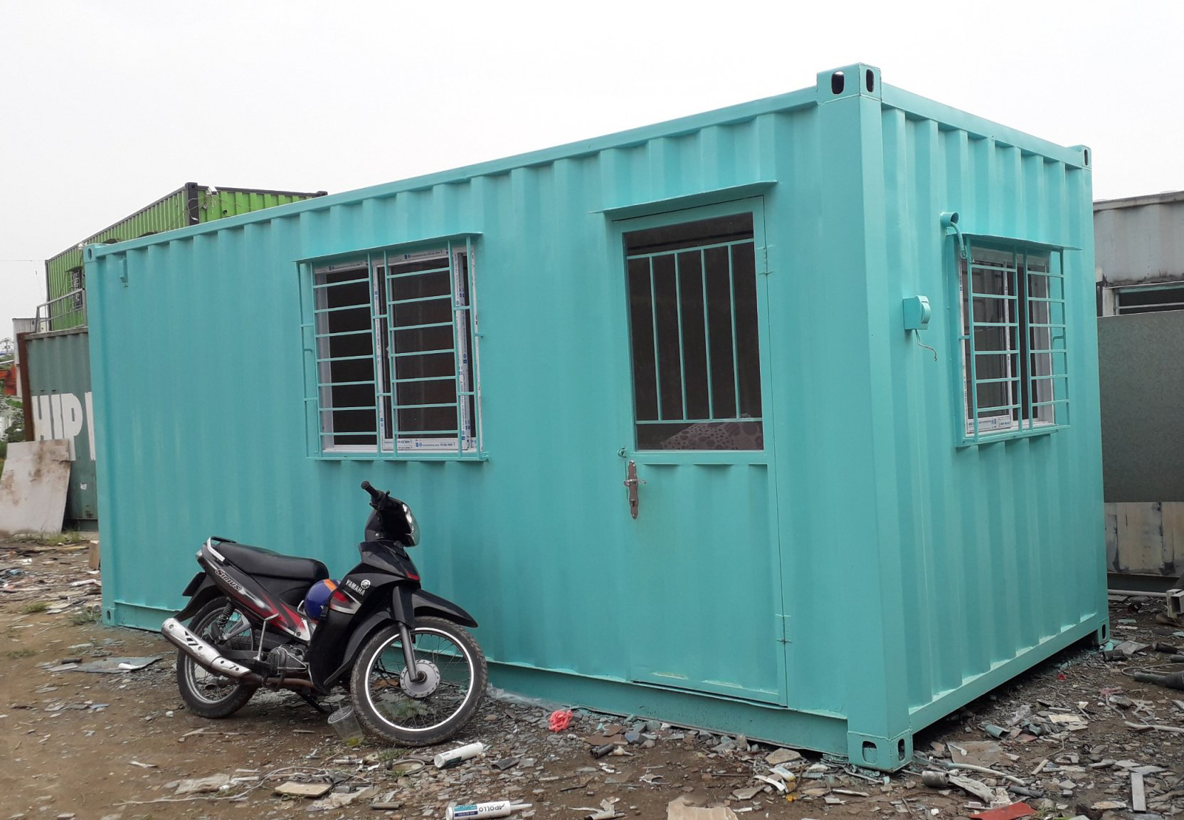 Container văn phòng 20feet có toilet