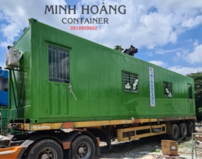 Văn phòng container xanh lá 40 feet