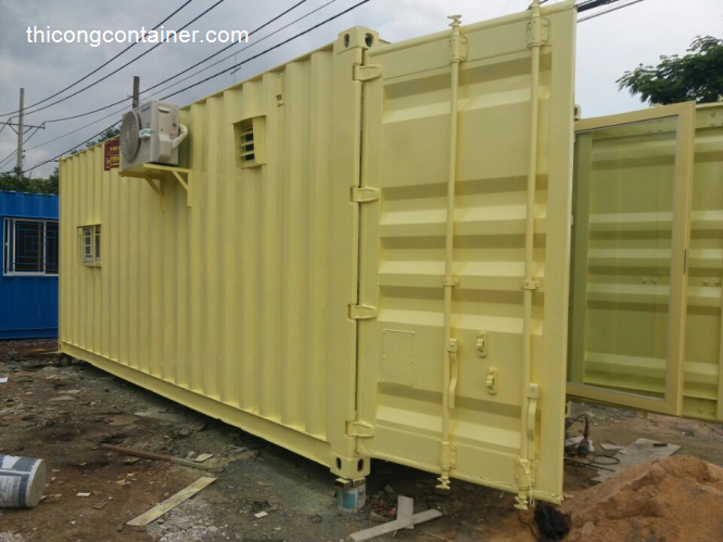 Container văn phòng 20 feet màu kem - V207-1