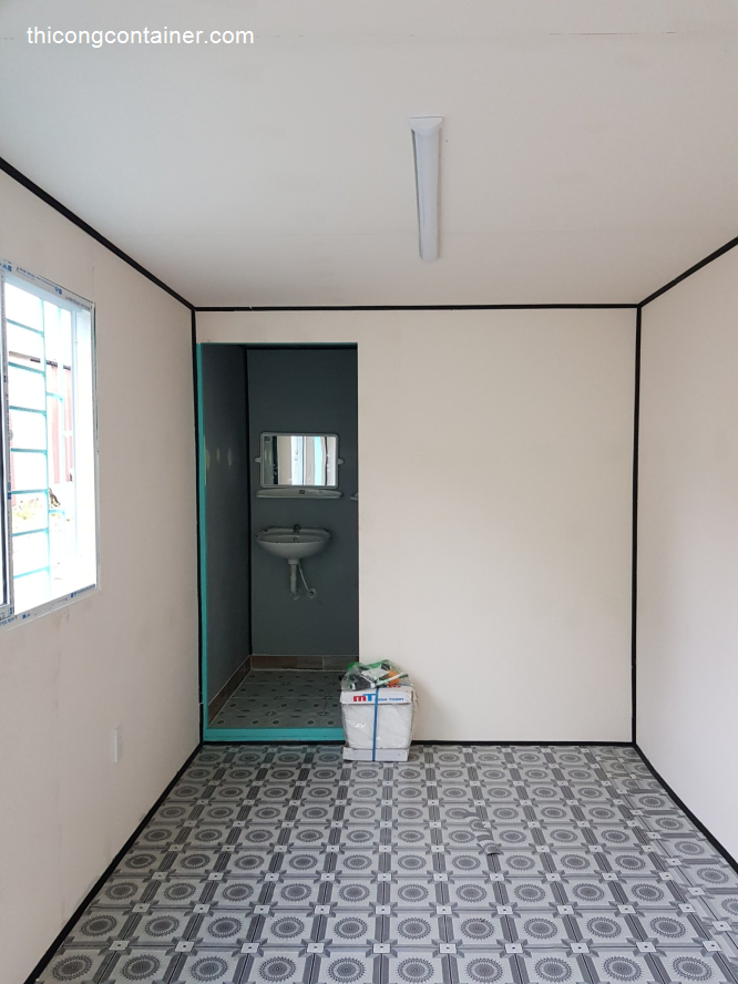 Container văn phòng 20feet có toilet-1