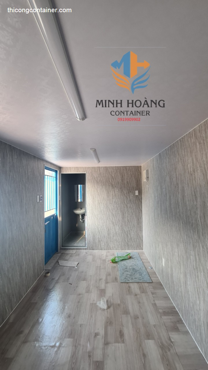 Container văn phòng - nhà ở 20 feet xanh dương-1