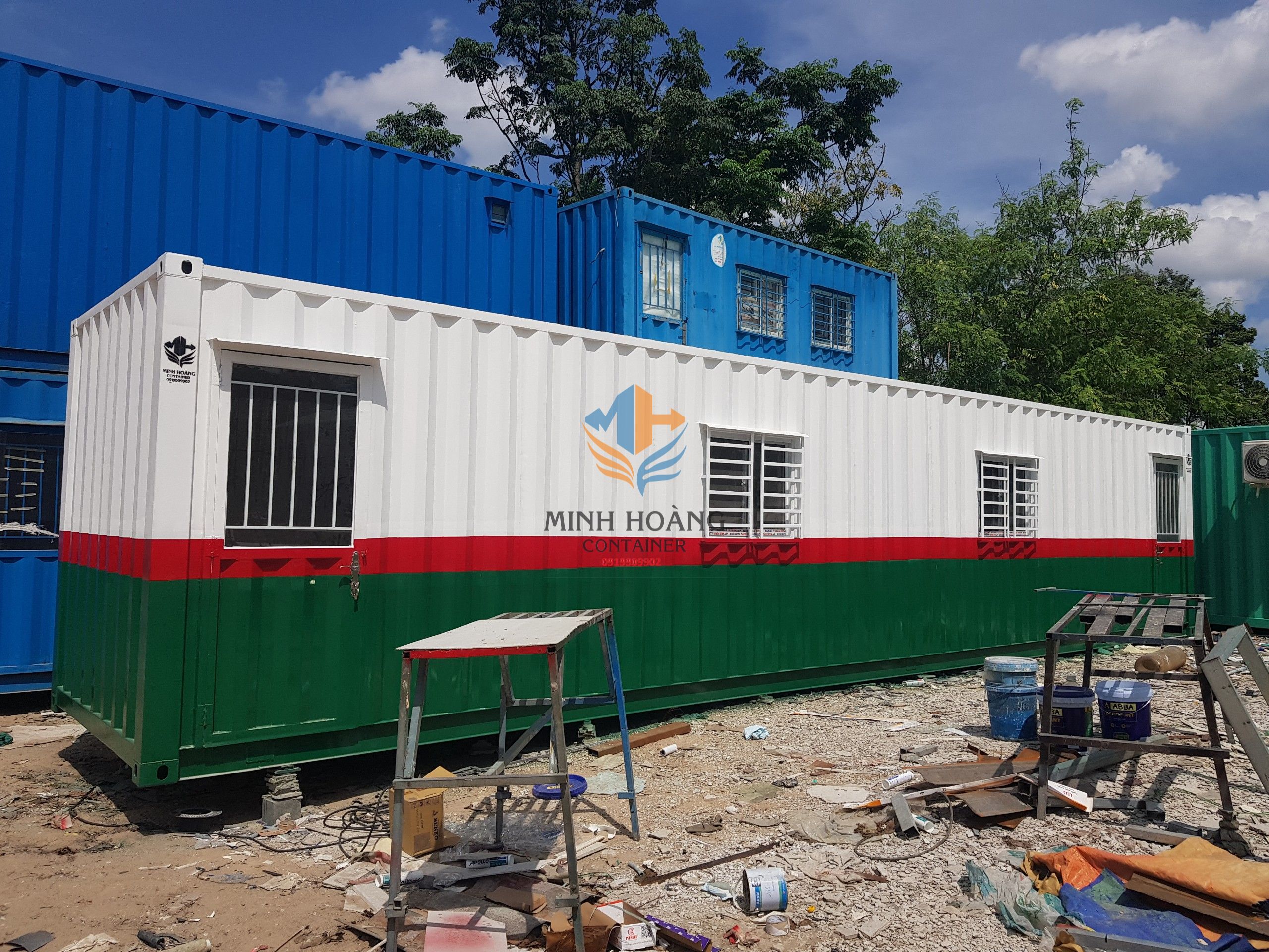 Xuất 2 Container 20Feet Và 1 Container 40Feet Văn Phòng Về Biên Hòa - Đồng Nai-7