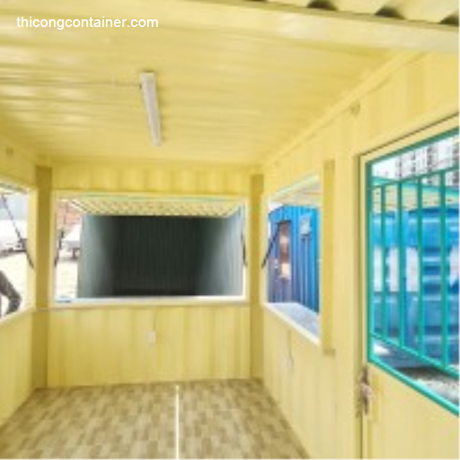 Quầy Cafe Container 10 Feet-1