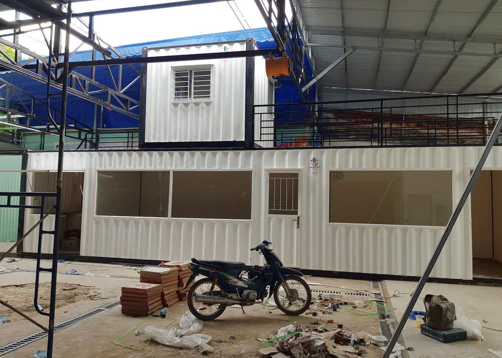 Container showroom Garage Tân Phú