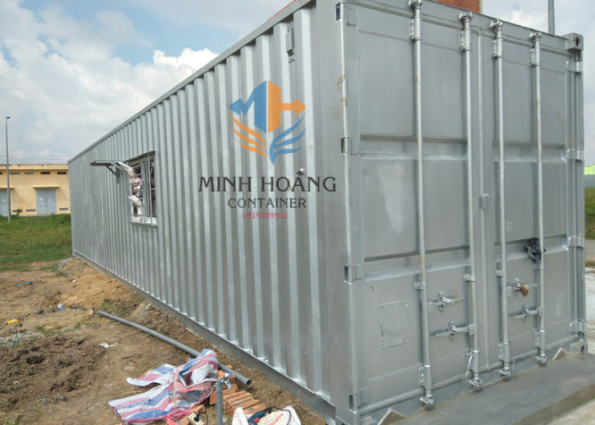 Container văn phòng 40 feet màu bạc - V401
