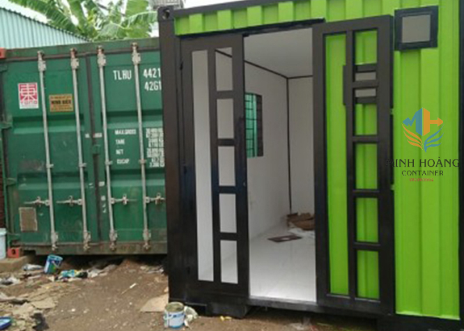 Container văn phòng 40 feet màu xanh đen - V403