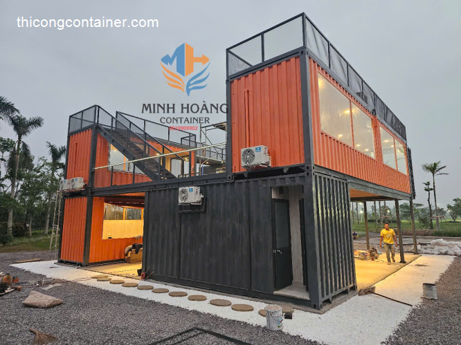 CỤM CONTAINER CAFE SÔNG GIÁ RESORT HẢI PHÒNG-2