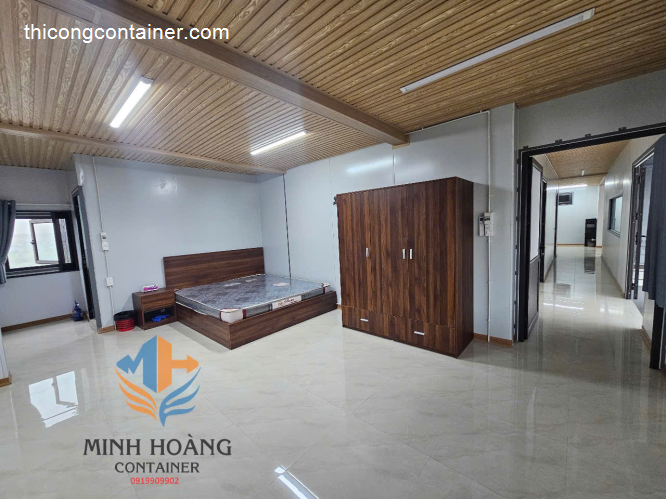 Cụm container văn phòng được lắp ghép từ nhiều container 40 feet và 20 feet tại Kiến An Hải Phòng-5